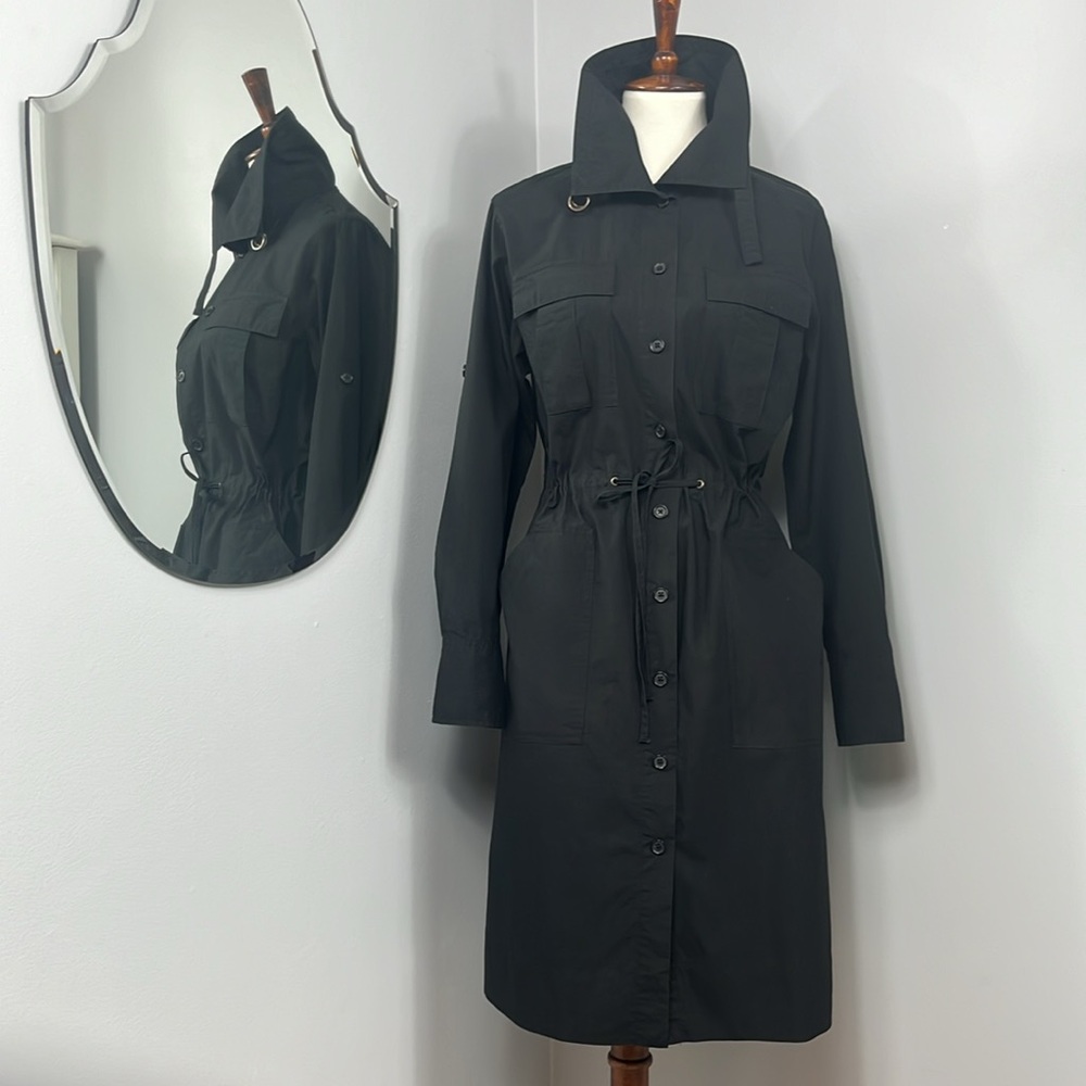 Banana Republic Factory Trench-Back Shirt Dress